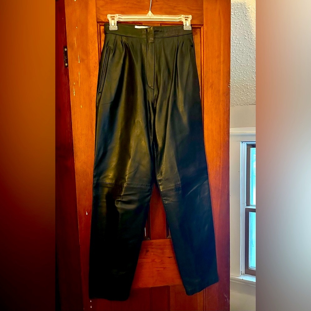 Vintage Eighties Genuine Leather Pants